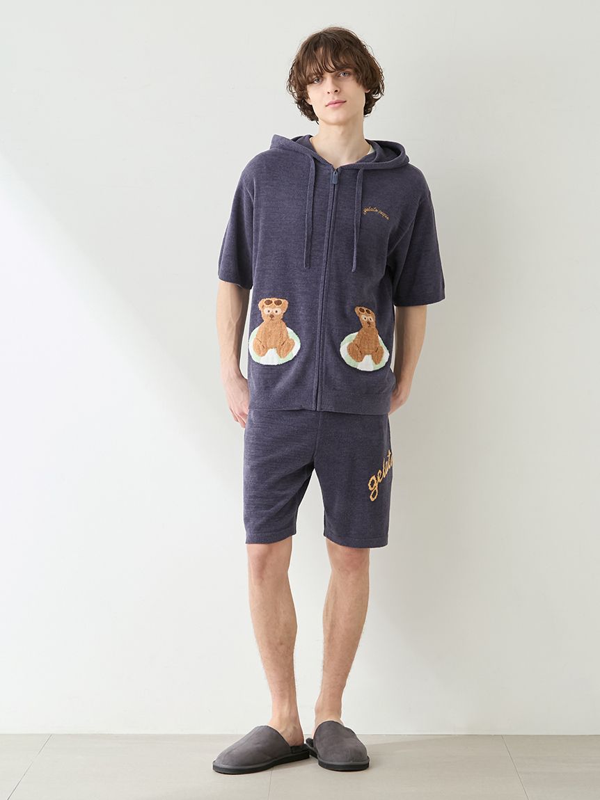 HOMME】ロゴジャガードハーフパンツ｜ルームウェア・パジャマ通販の