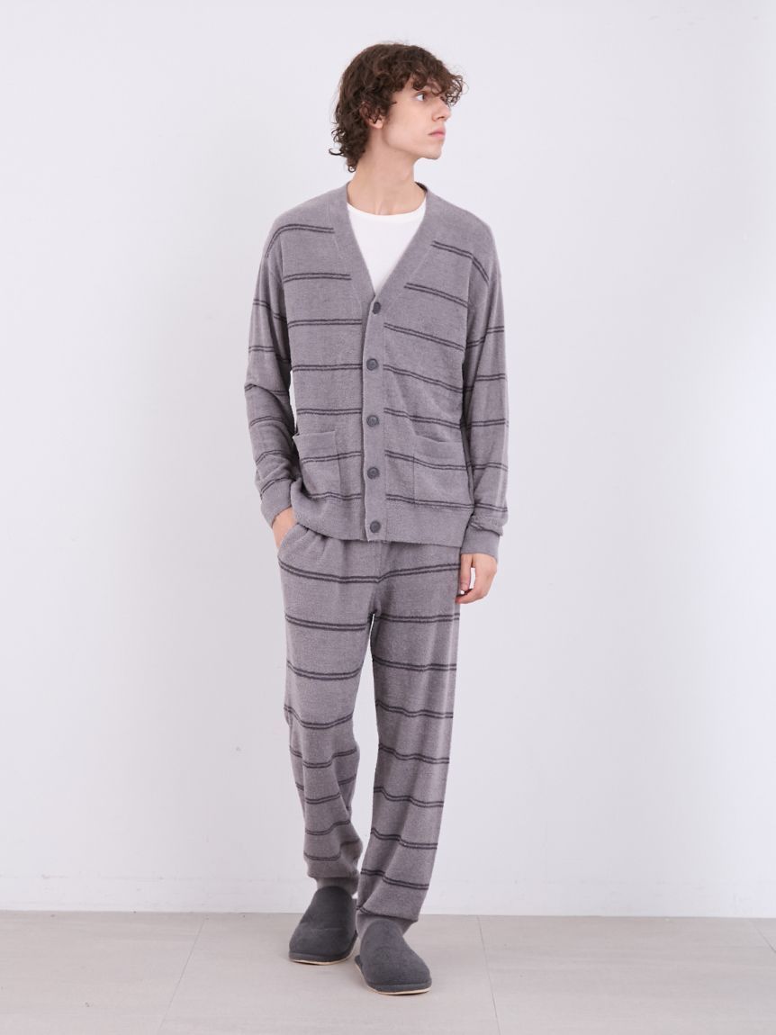 ジェラピケ ボーダーカーディガン ロングパンツセット ラッピング済み