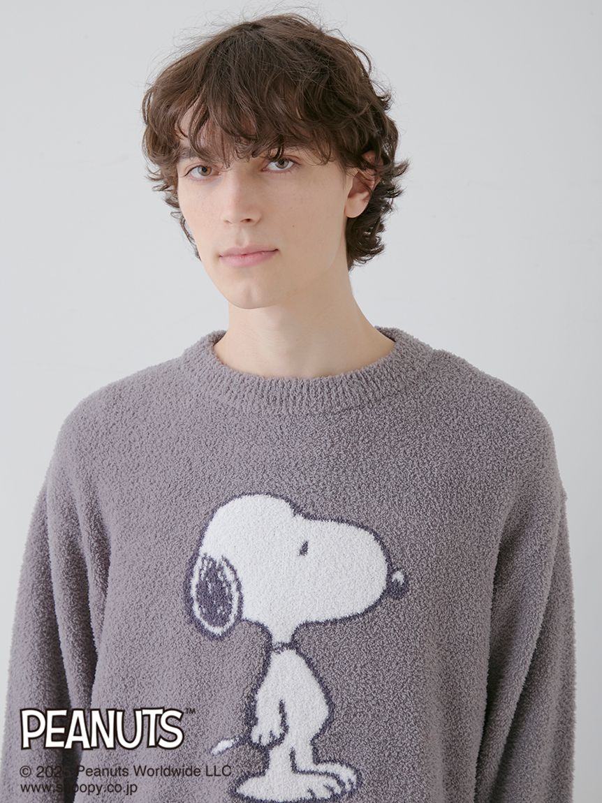 PEANUTS】【HOMME】ベビモコジャガードプルオーバー&ロング