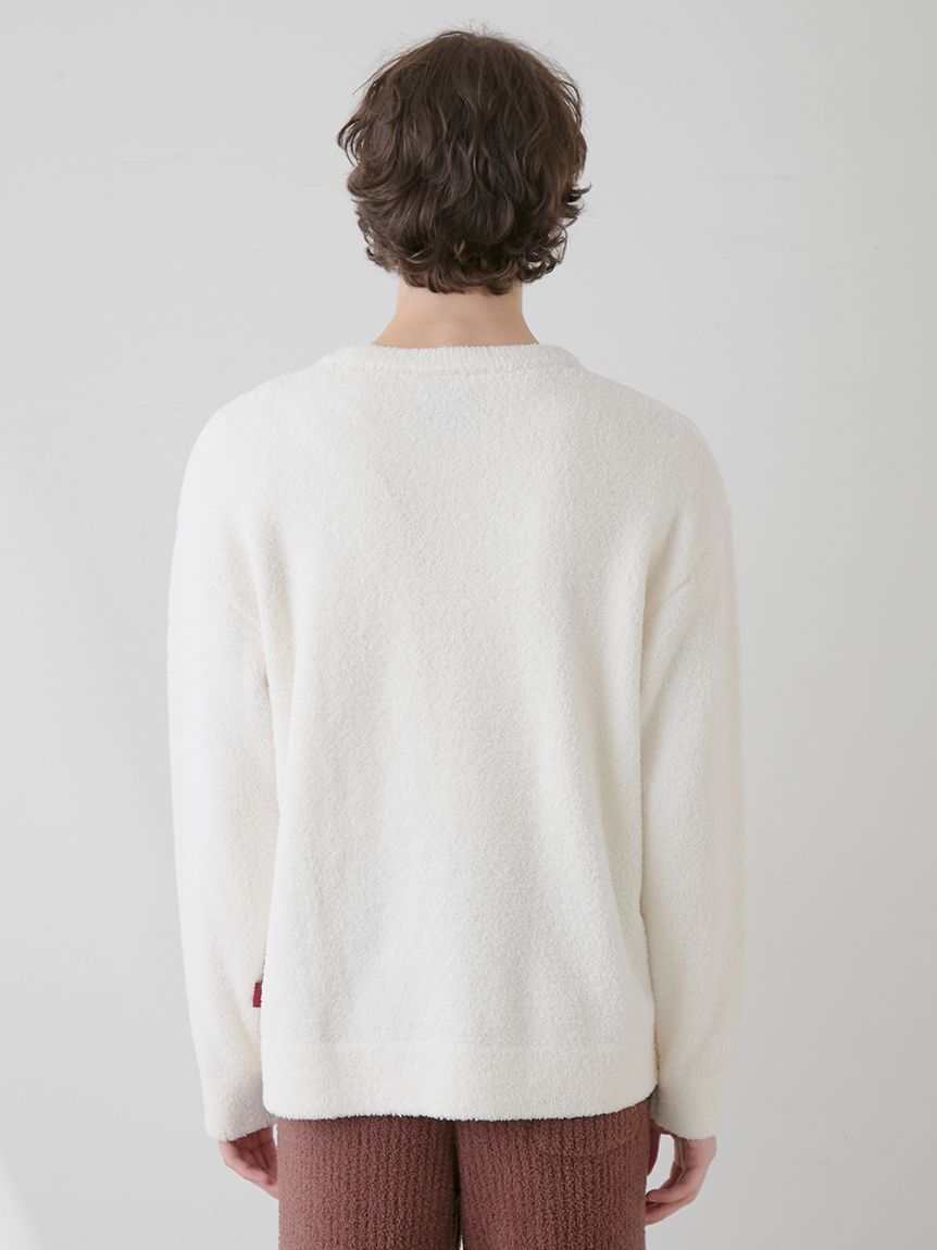ラッピング済み】【HOMME】ベビモコハートベアジャガードプル