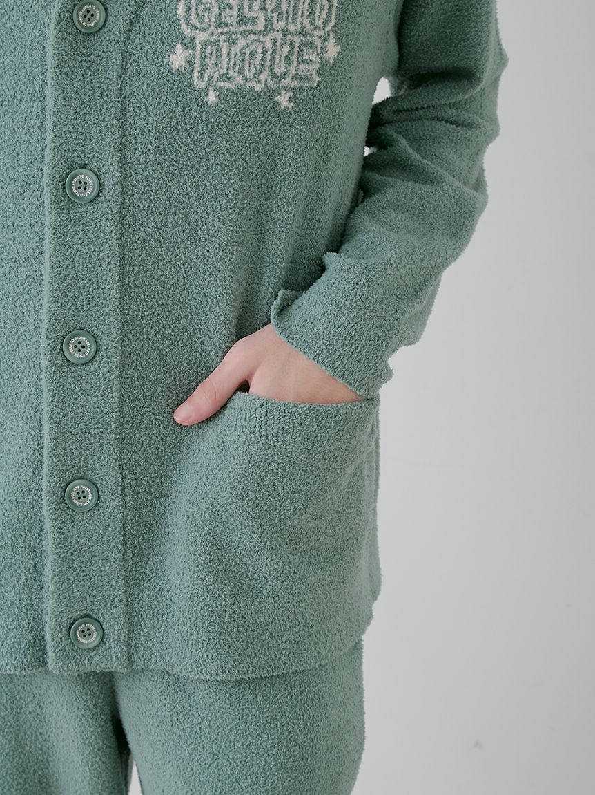 ✨新品・タグ付✨GELATO PIQUE エアモコチェックジャガードカーディガン HOMME】エアモコピケロゴジャガードカーディガン(カーディガン