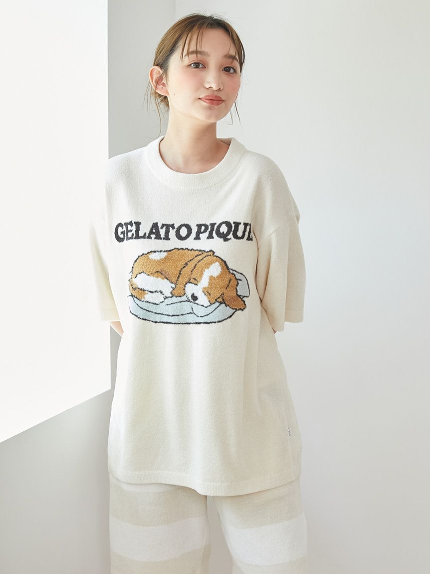ONLINE限定】【HOMME】エアリーモコドッグジャガードプル