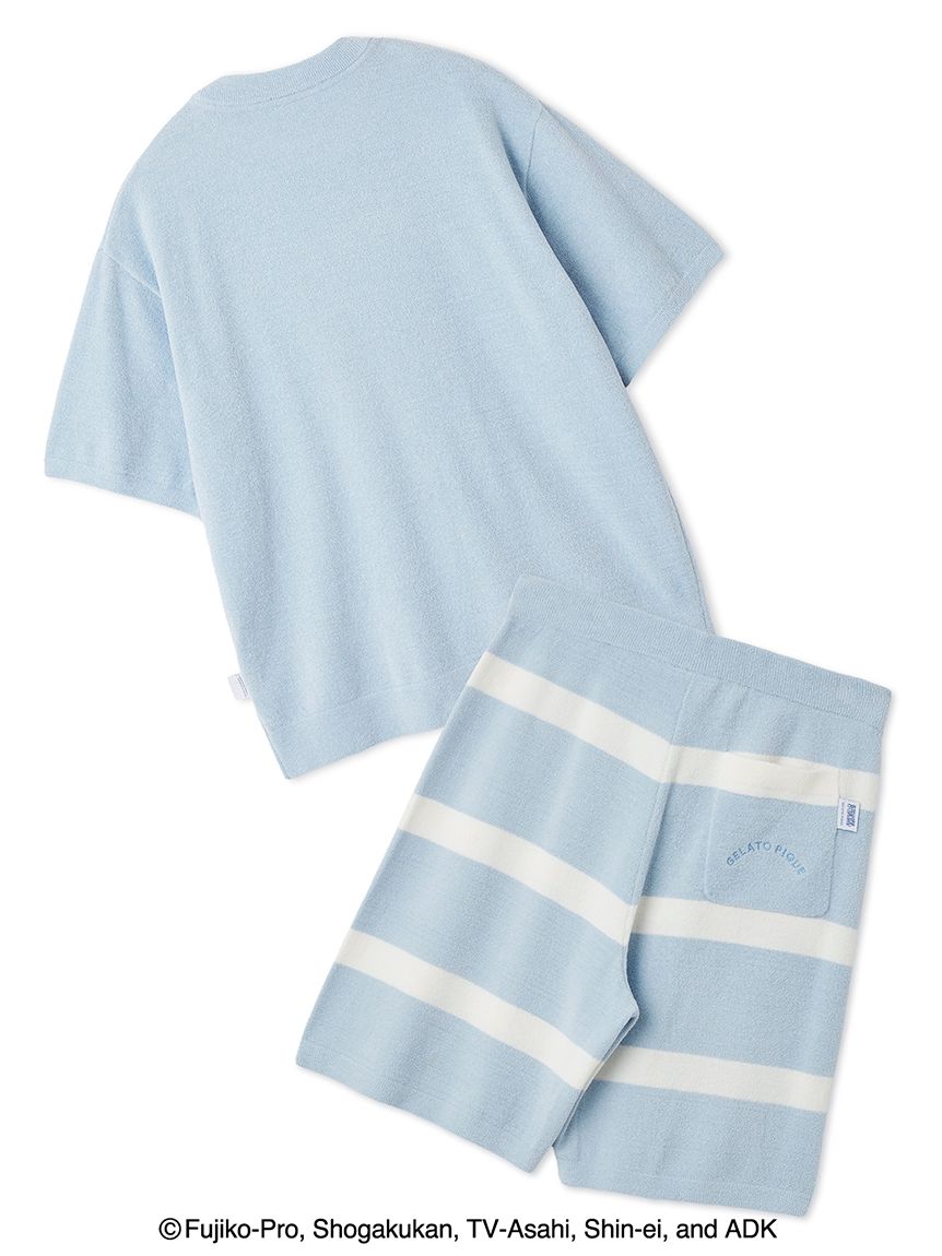 ドラえもん】【メンズ】ジャガードプルオーバー&ハーフパンツ