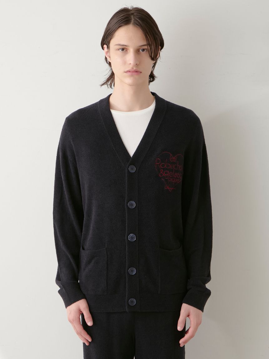 JOEL ROBUCHON】【HOMME】スムーズィーシルクカーディガン