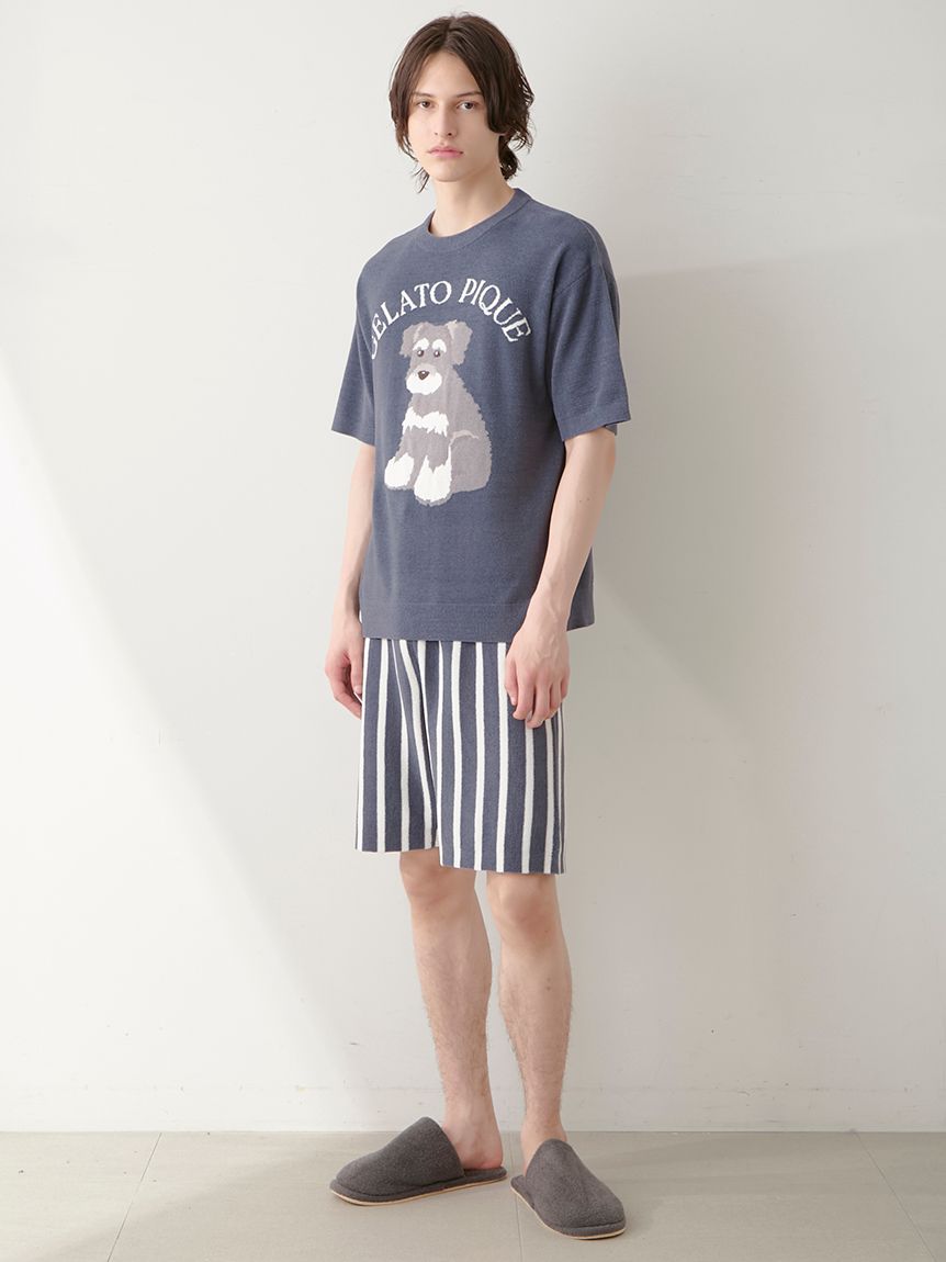 gelato pique SHARKジャガード　プルオーバー&パンツセット ジェラートピケ シャークさめSHARKジャガードプルオーバー
