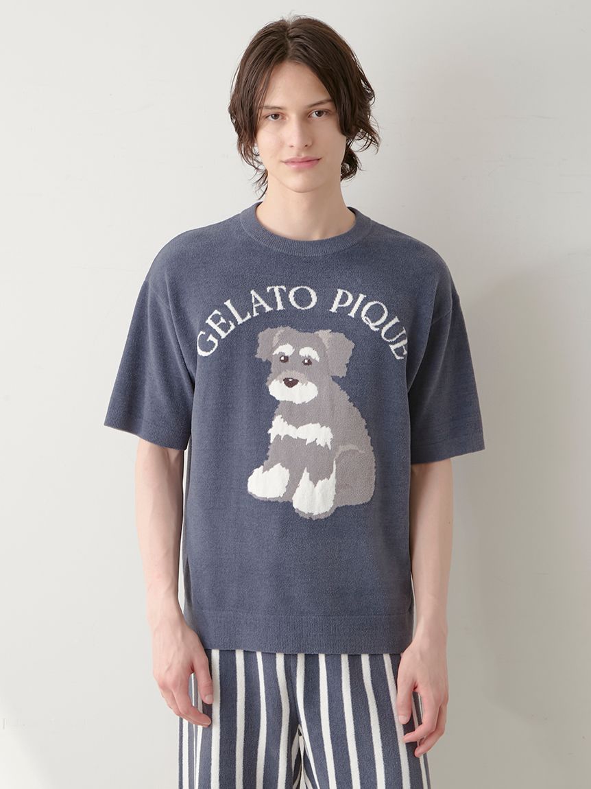 MASH SUMMER WEEK限定】【HOMME】シュナウザージャガードプル