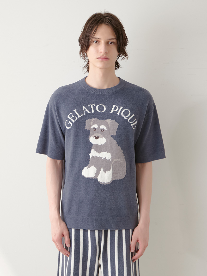 gelato pique シュナウザー パジャマ 上下セット Amazon | ジェラートピケ メンズパジャマ シュナウザー