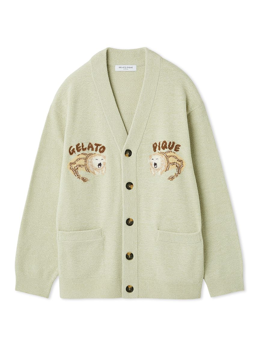【2点セット!】カーディガン、ブランケットBTS × GELATO PIQUE 楽天市場】[GELATO PIQUE loves BTS] CARDIGAN (PINK) S-Mサイズ