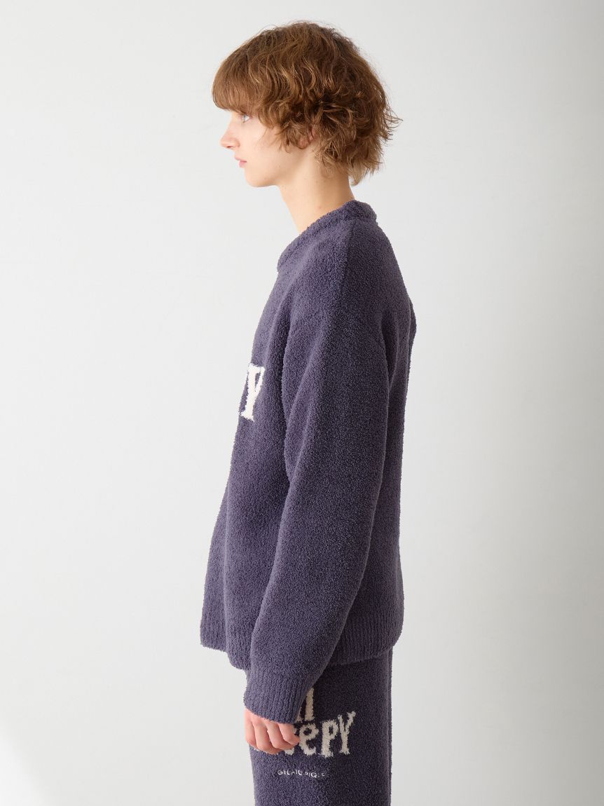 HOMME】パウダースリーピーロゴジャガードプルオーバー＆ロングパンツ