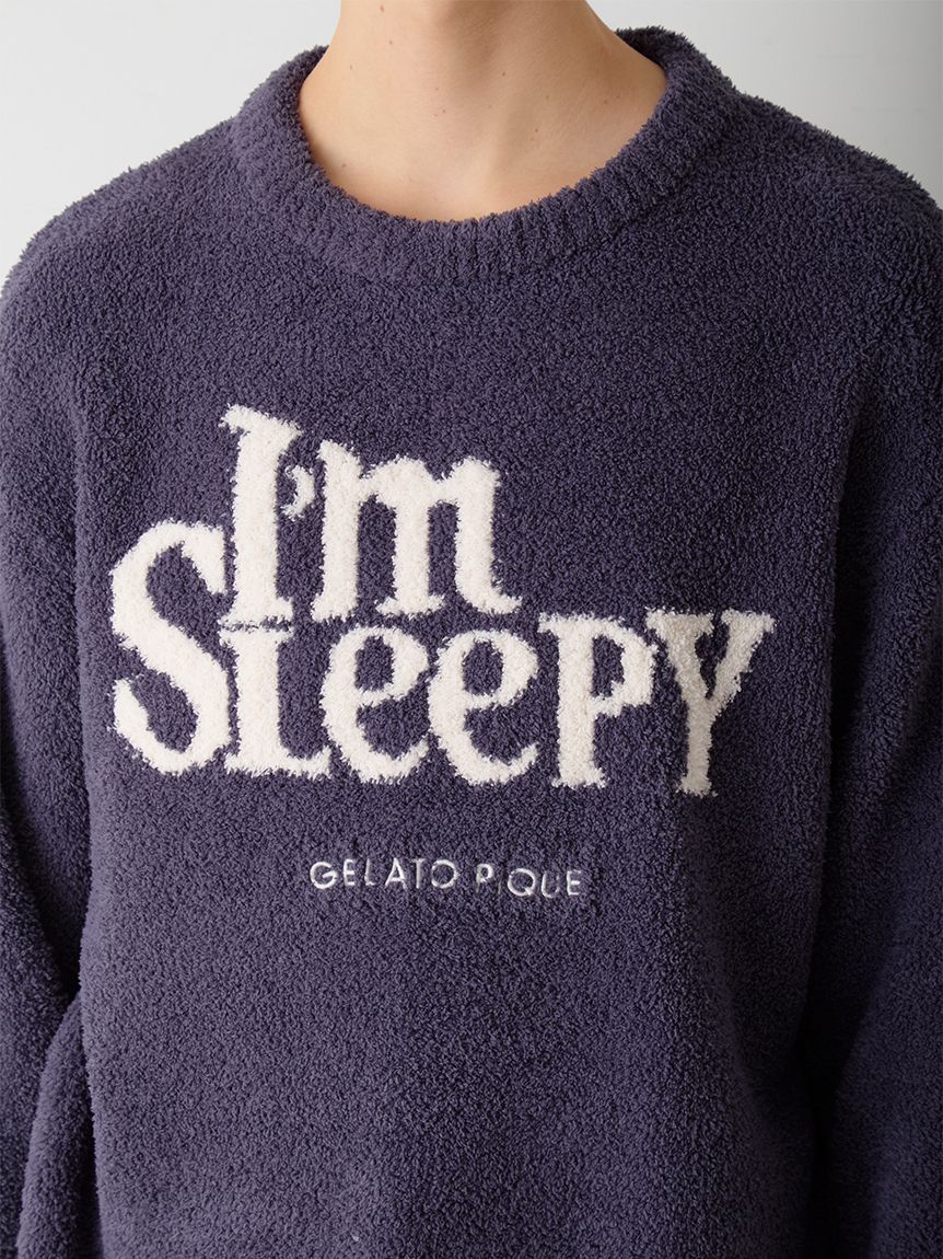 HOMME】パウダースリーピーロゴジャガードプルオーバー＆ロングパンツ