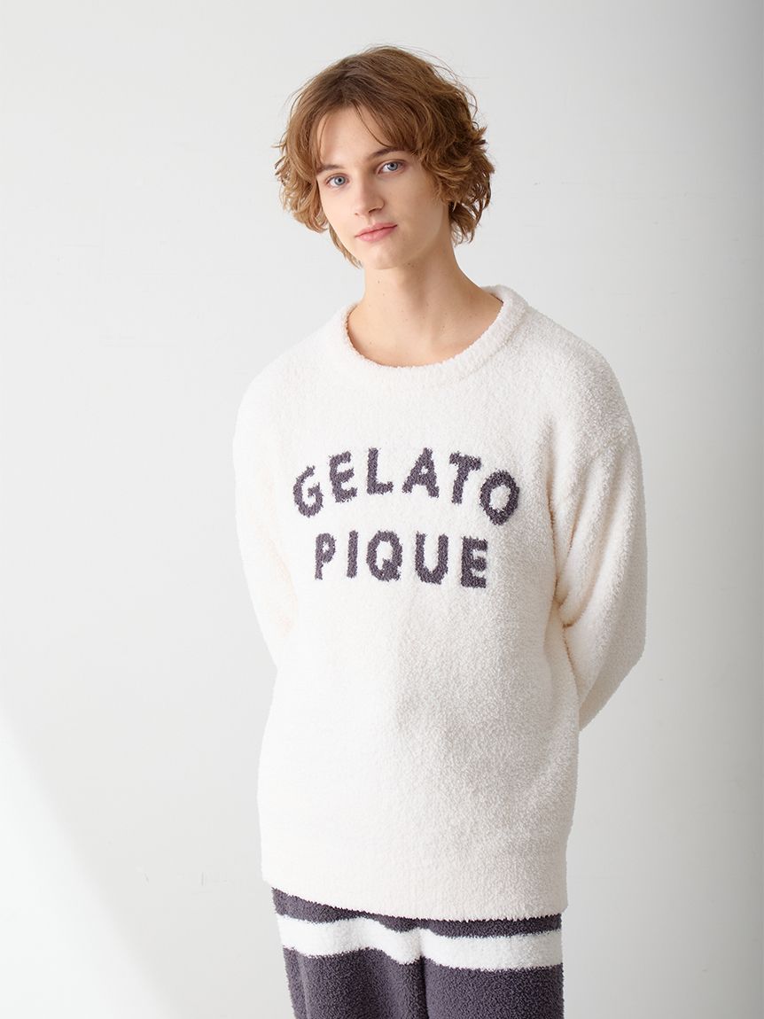 HOMME】パウダーロゴジャガードプルオーバー＆ロングパンツセット