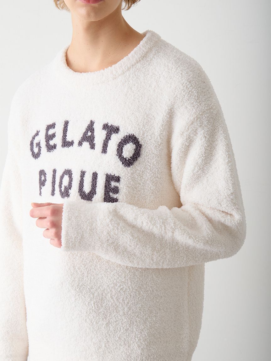 【新品未使用】ジェラートピケ パウダーロゴジャガード プルオーバー&ロングパンツ パウダーロゴジャガードプルオーバー＆ロングパンツセット(ロング