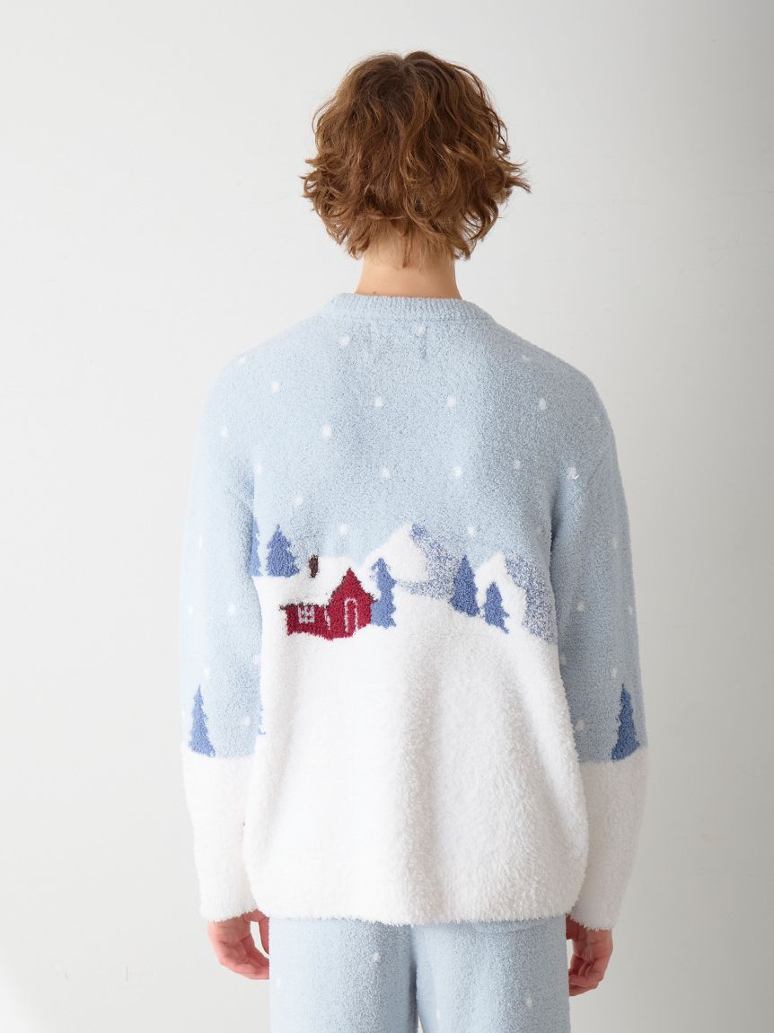 HOLIDAY】【HOMME】スキーベアジャガードプルオーバー(ニットプル