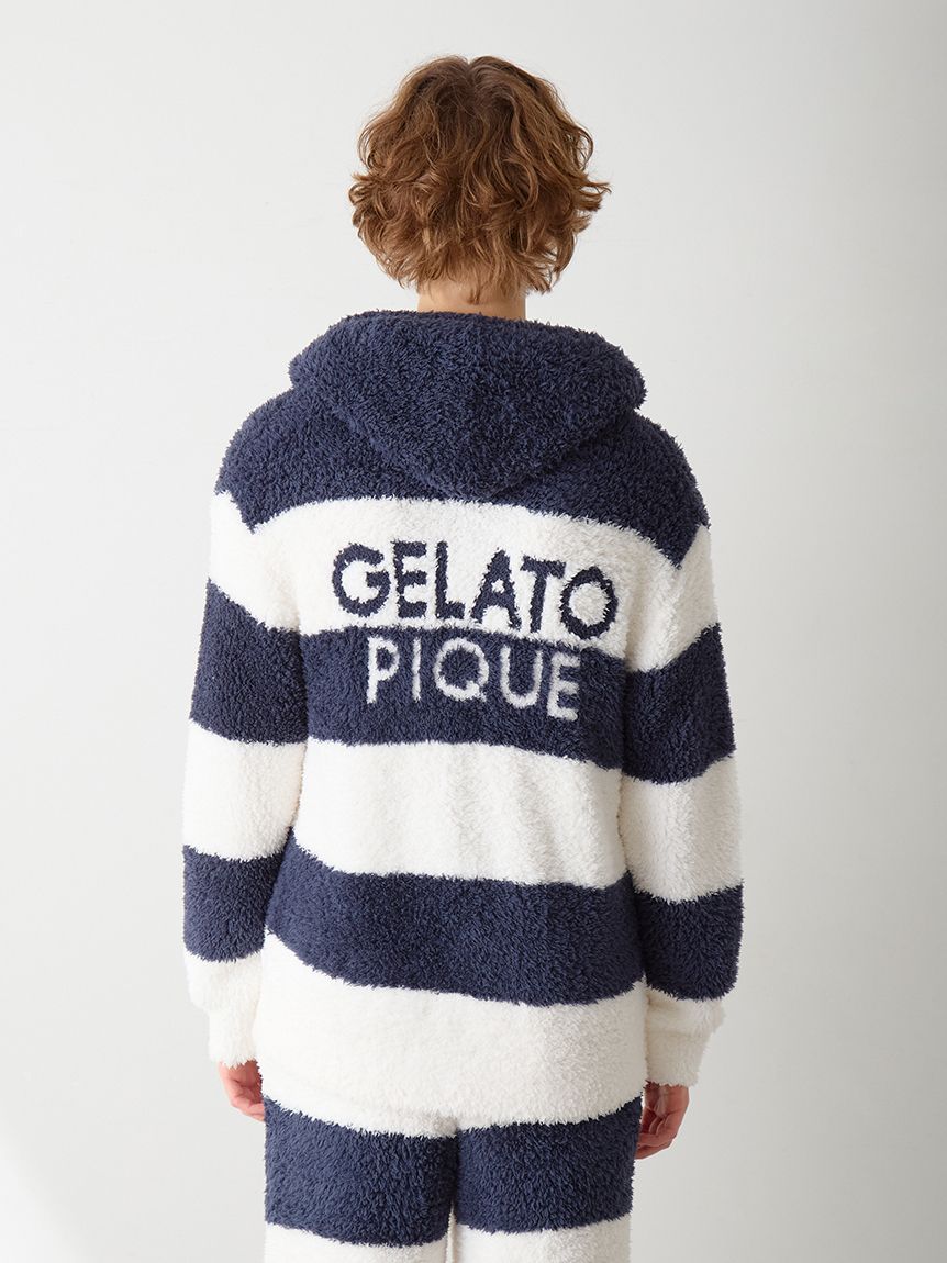 ラッピング済み】【HOMME】ジェラート2ボーダーパーカー＆ロング