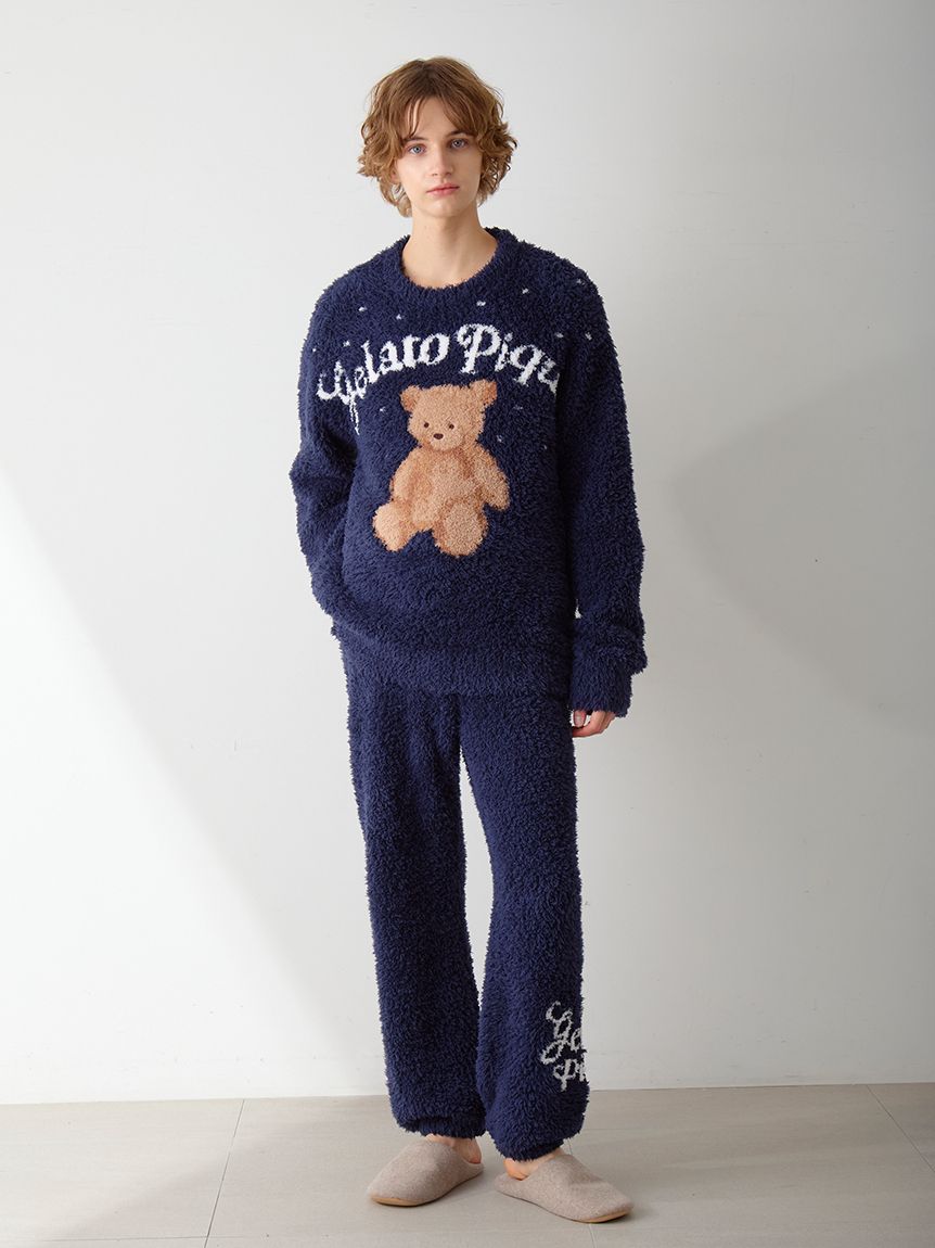 ONLINE限定】【HOLIDAY】【HOMME】ジェラートスノーベアジャガードプル