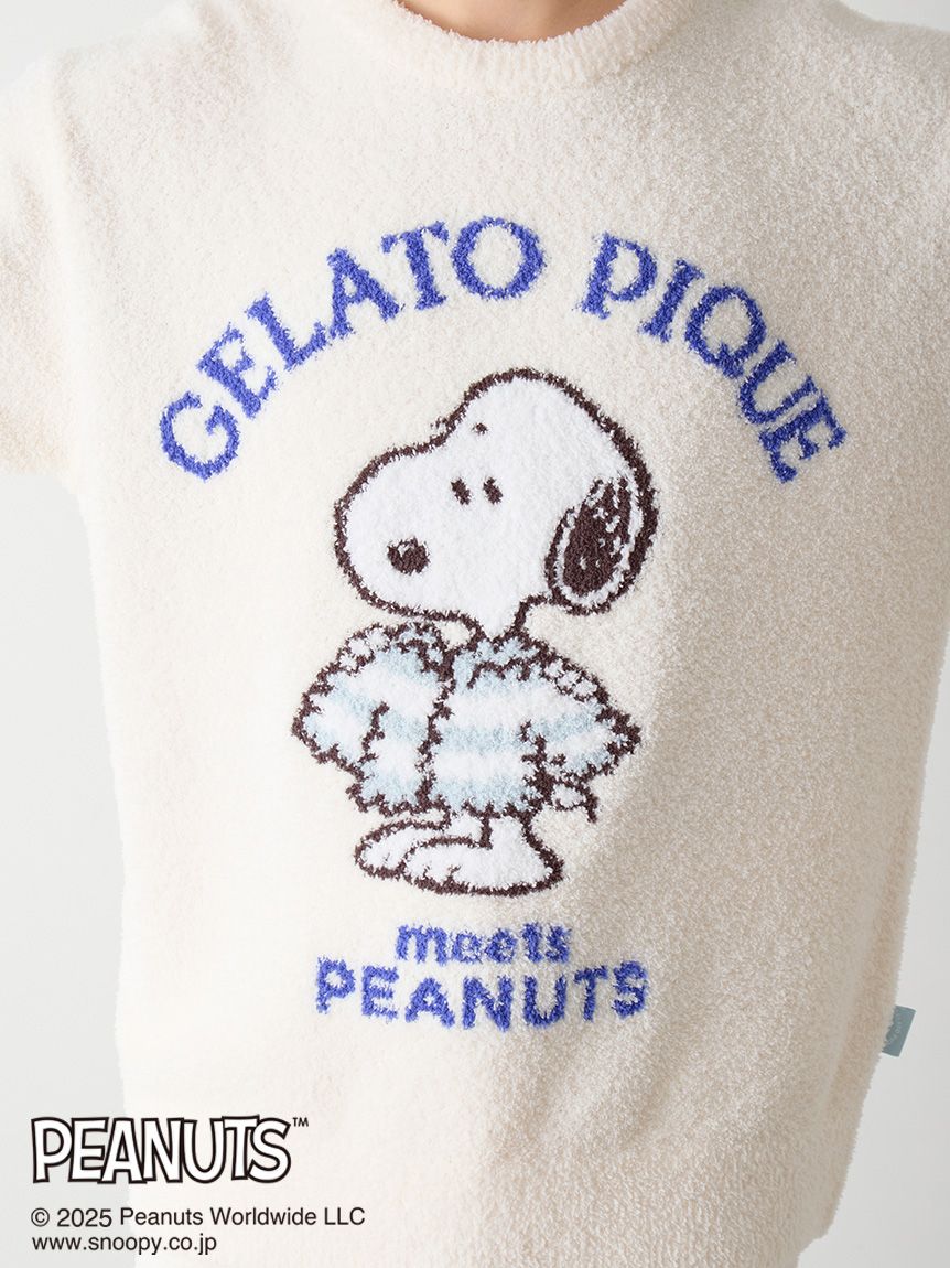 【新品・未開封】ジャガードプルオーバー　ネイビー　ジェラートピケ×スヌーピー ジェラートピケ gelato pique 【PEANUTS】 HOMME ベビモコジャガード