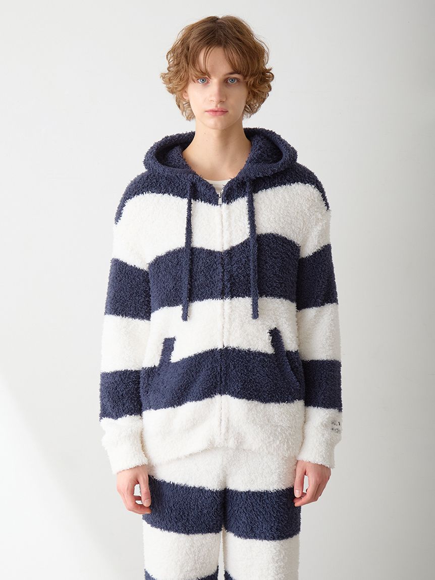 ジェラートピケ　ジェラートデザートボーダーパーカー ジェラートピケ ジェラートデザートボーダーパーカー ジェラート