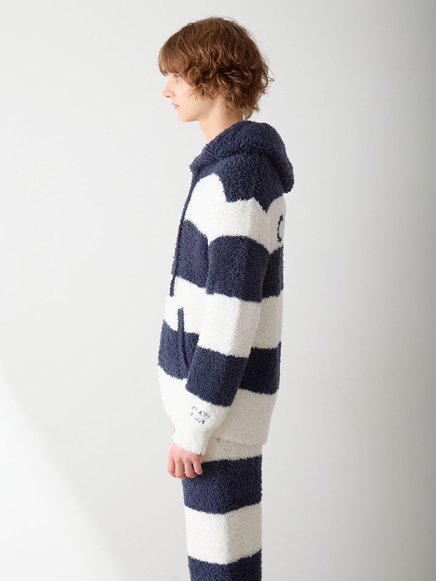 HOMME】ジェラート2ボーダーパーカー(パーカ)｜ルームウェア・パジャマ