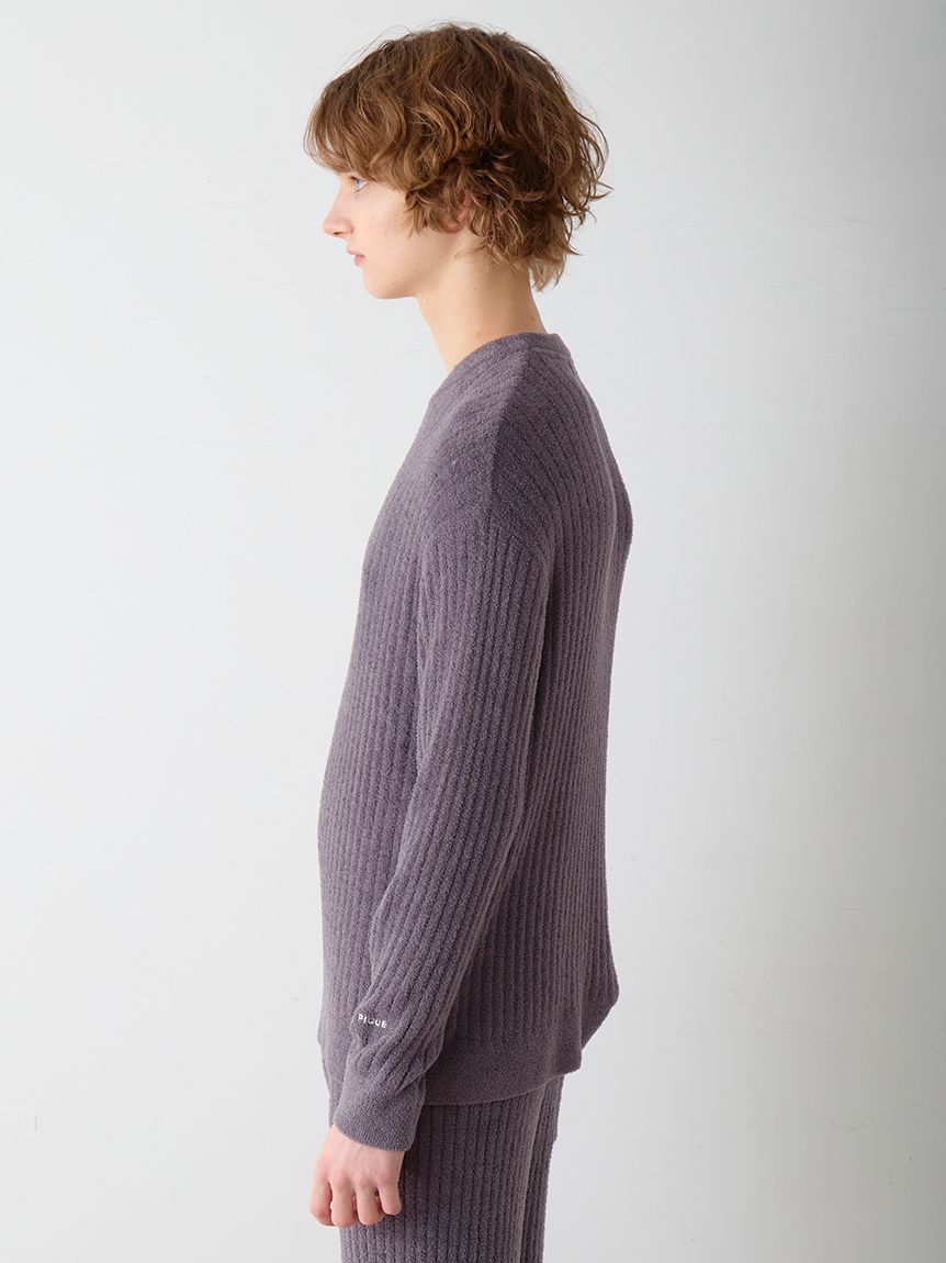 HOMME】調温スムーズィープルオーバー(ニットプルオーバー)｜ルーム