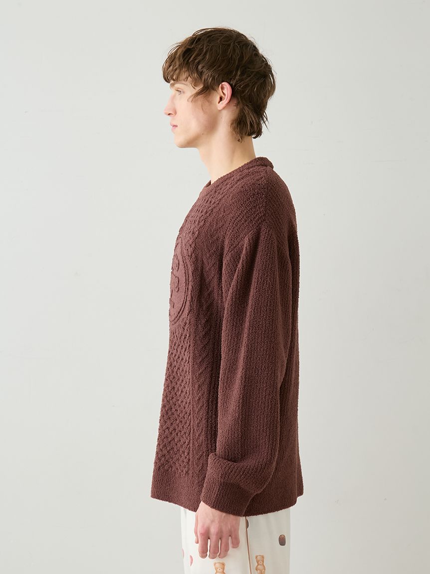HOMME】アランプルオーバー(ニットプルオーバー)｜ルームウェア