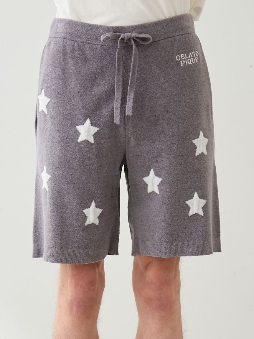 ONLINE限定】【HOMME】ドッグジャガードプルオーバー&ハーフパンツ