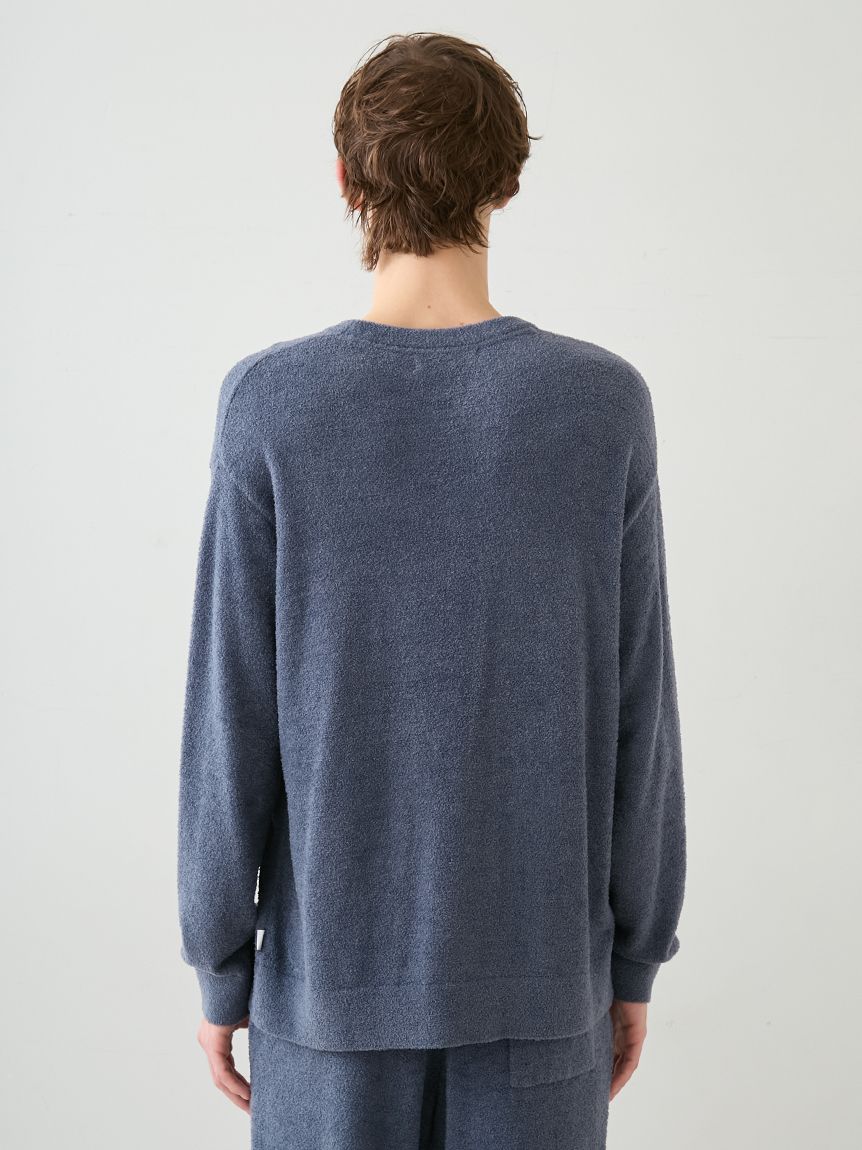 新品タグ付き♥ジェラピケ調温スムージー上下セット♥ HOMME】調温スムーズィープルオーバー(ニットプルオーバー)｜ルーム