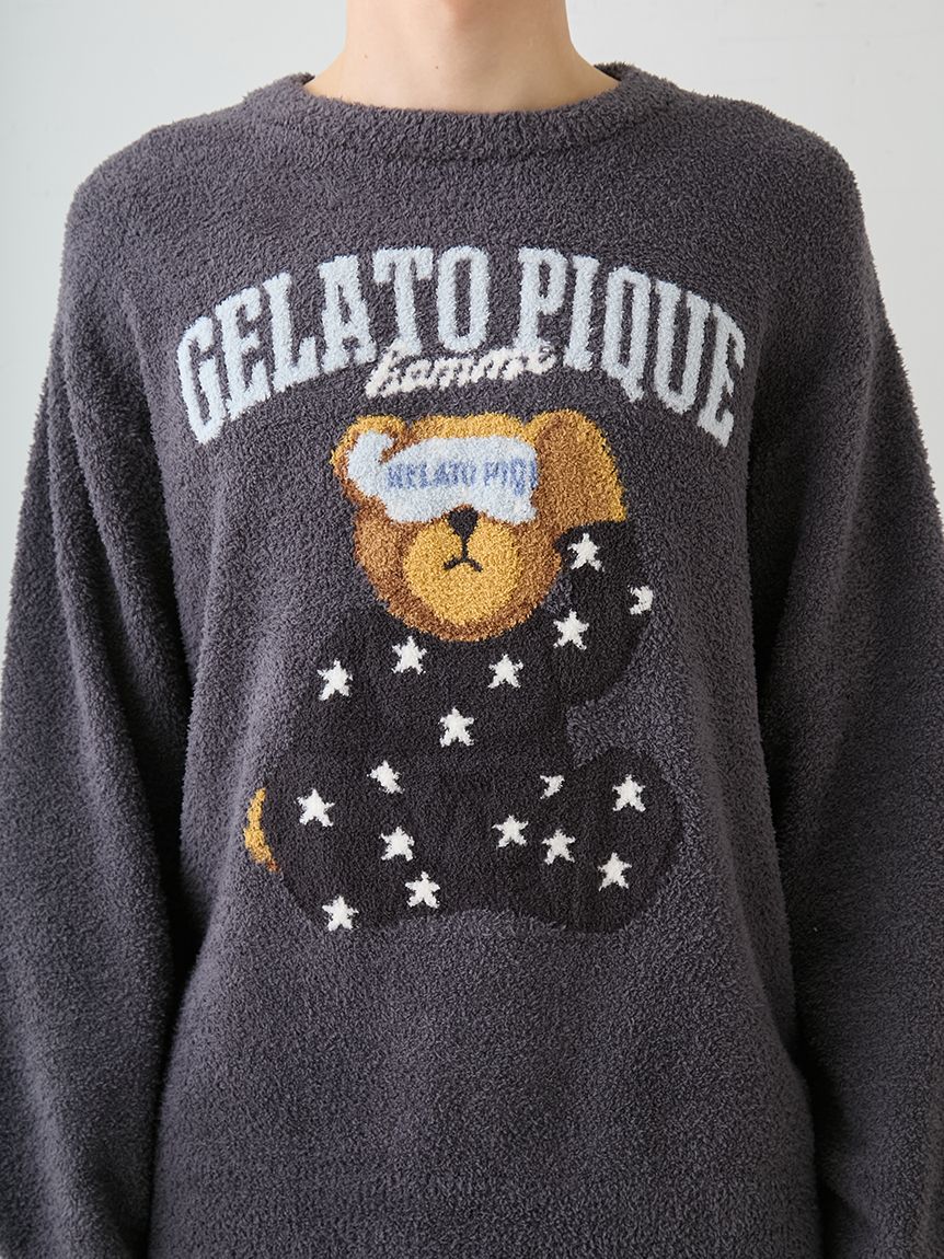 HOMME】べビモコグッドモーニングベアプルオーバー(ニットプルオーバー