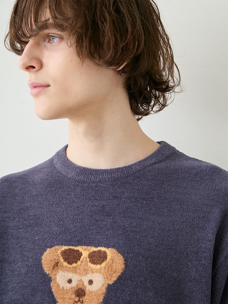 【ONLINE限定】ベアジャガードプルオーバー＆ロングパンツSET ONLINE限定】【HOMME】 サマーベアジャガードプルオーバー&ロゴ