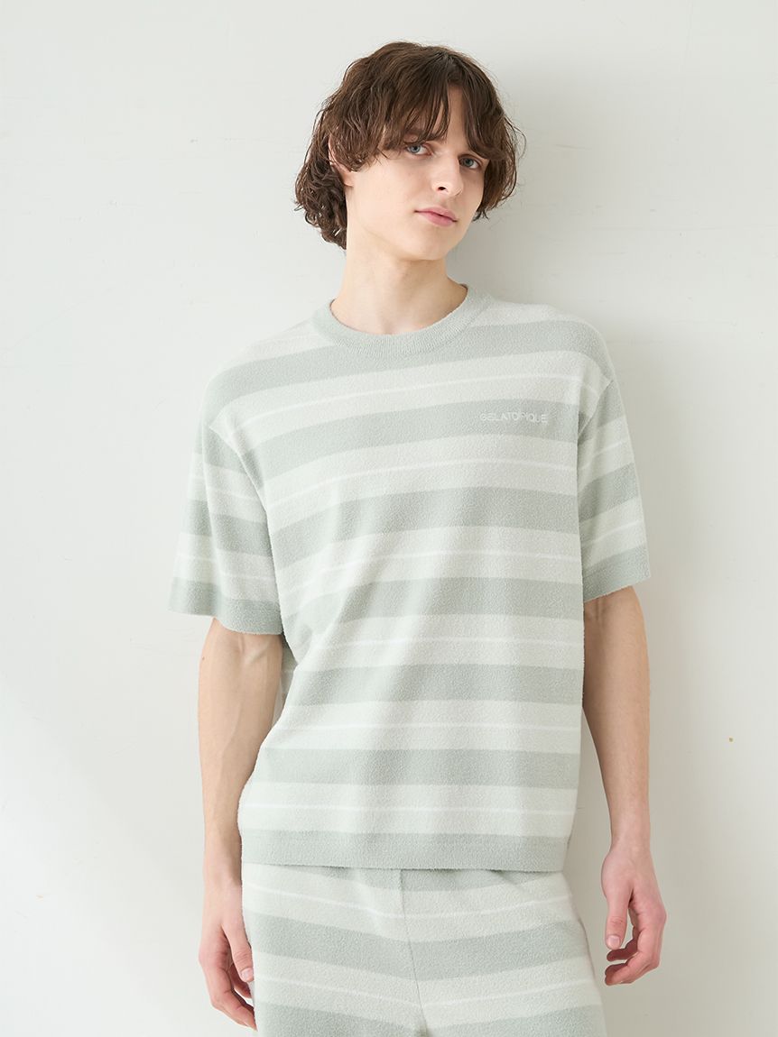 HOMME】【接触冷感】スムーズィーliteクールランダムボーダープル