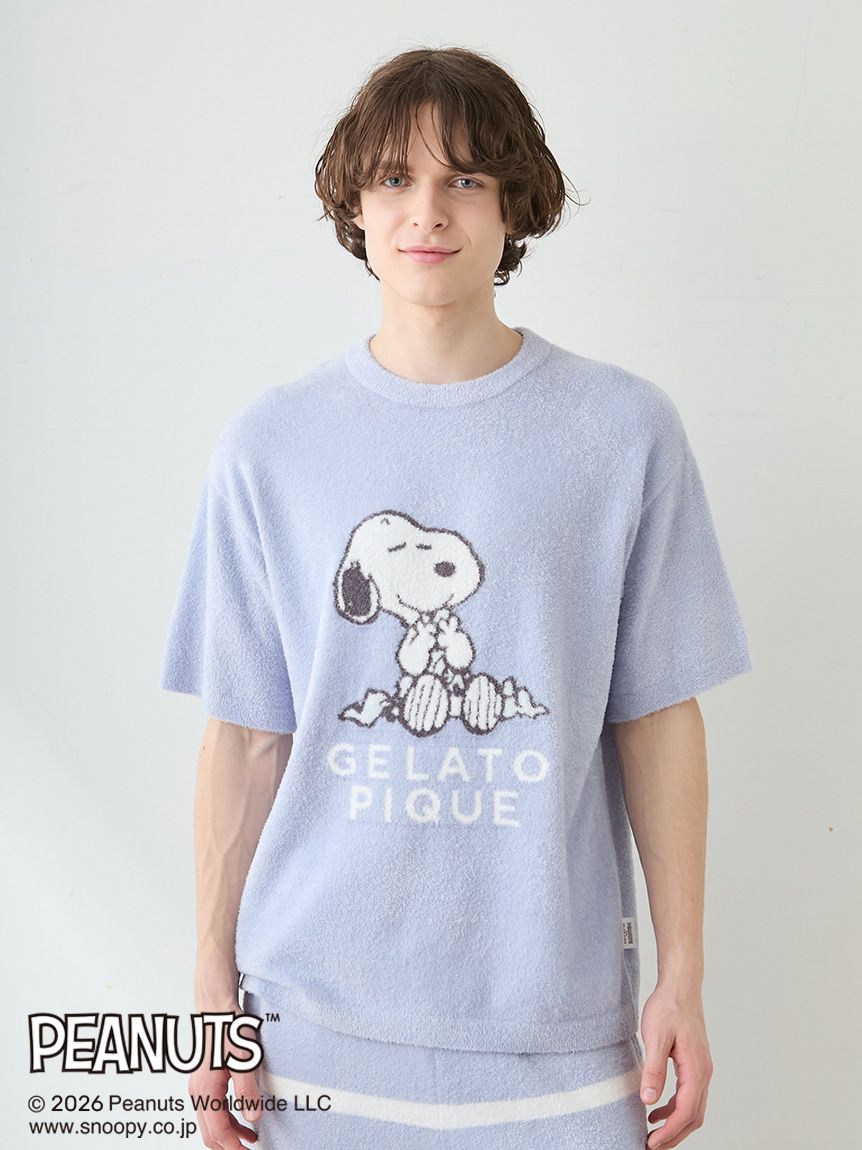 PEANUTS】【HOMME】スムーズィージャガードプルオーバー(カットソー・T