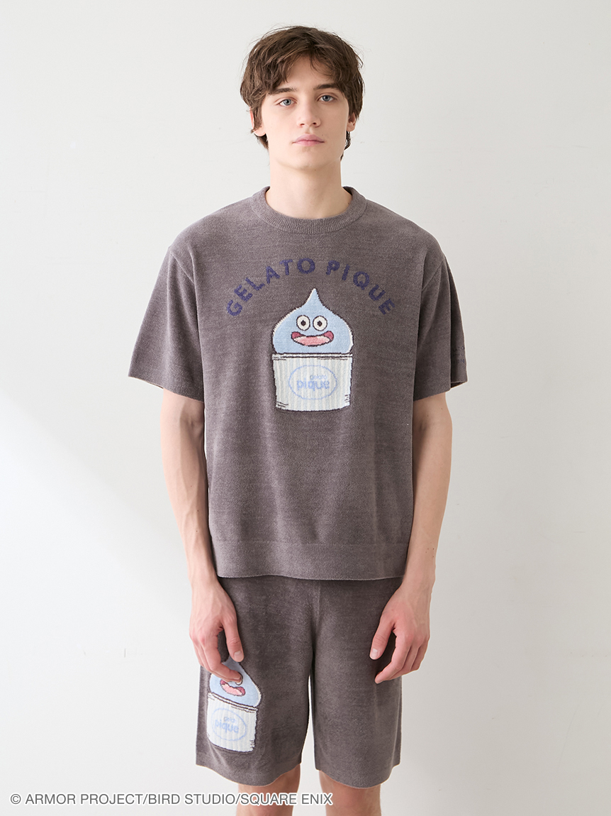 H*I様 レイドジャパン Tシャツ ドライロンT プルオーバー パーカー ハーフ ドラゴンクエスト】【メンズ】ジャガード半袖プルオーバー&ハーフ