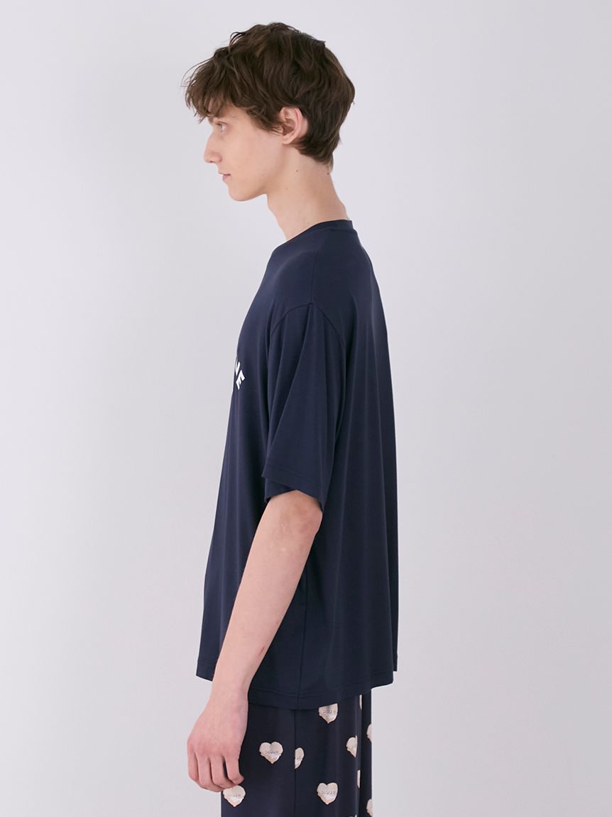 接触冷感】【UNISEX】ワンポイントTシャツ｜ルームウェア・パジャマ通販のGELATO PIQUE HOMME（ジェラートピケ オム） 公式サイト