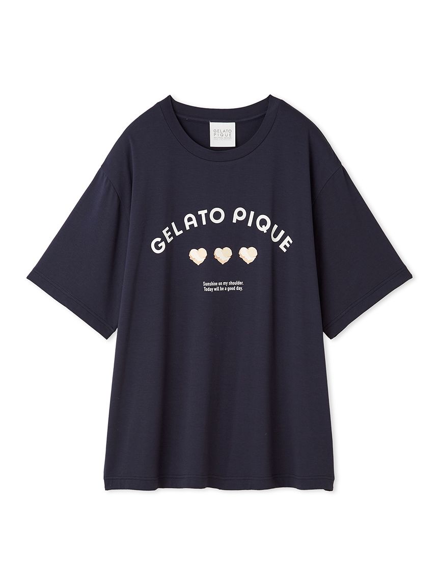 接触冷感】【UNISEX】ワンポイントTシャツ｜ルームウェア・パジャマ通販のGELATO PIQUE HOMME（ジェラートピケ オム） 公式サイト