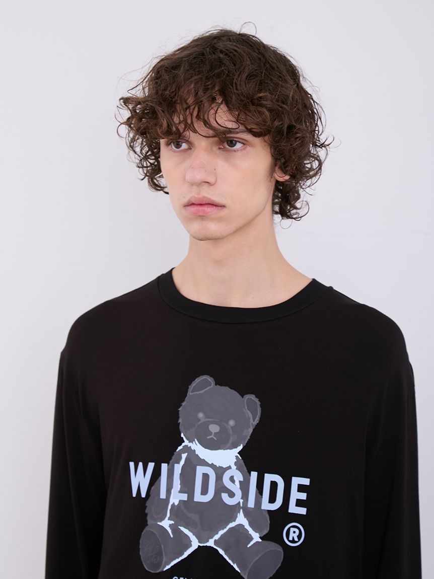 WILDSIDE】【UNISEX】ベアモチーフロングTシャツ｜ルームウェア・パジャマ通販のGELATO PIQUE HOMME（ジェラートピケ オム）  公式サイト