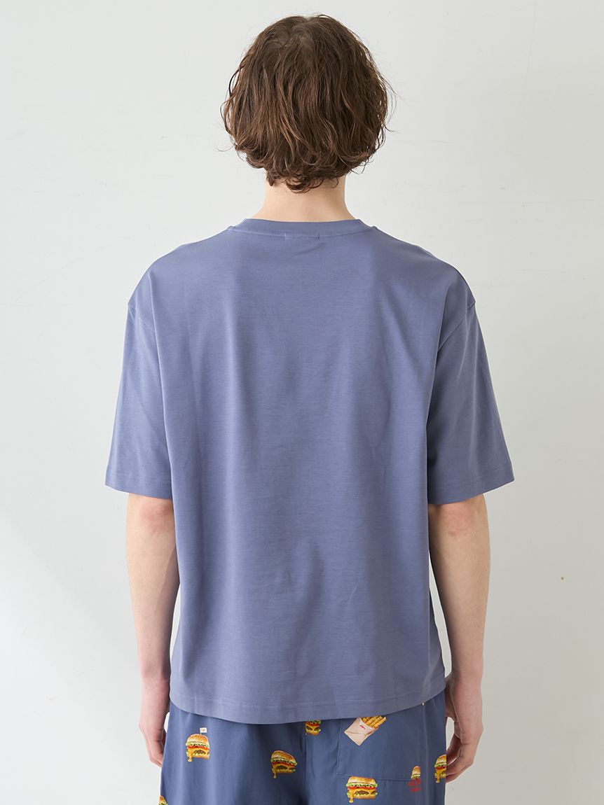 UNISEX】 【接触冷感】HIGH CALORIEワンポイントTシャツ｜ルームウェア