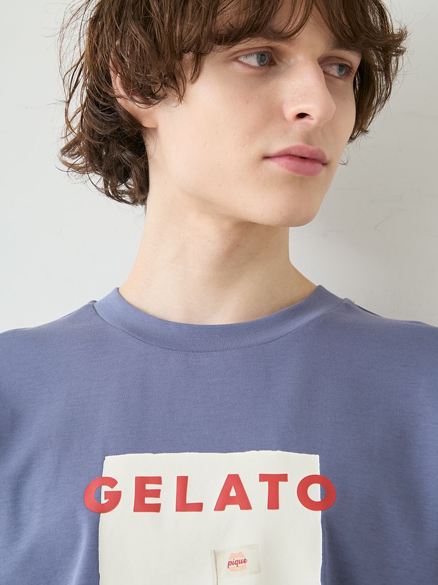 UNISEX】 【接触冷感】HIGH CALORIEワンポイントTシャツ｜ルームウェア