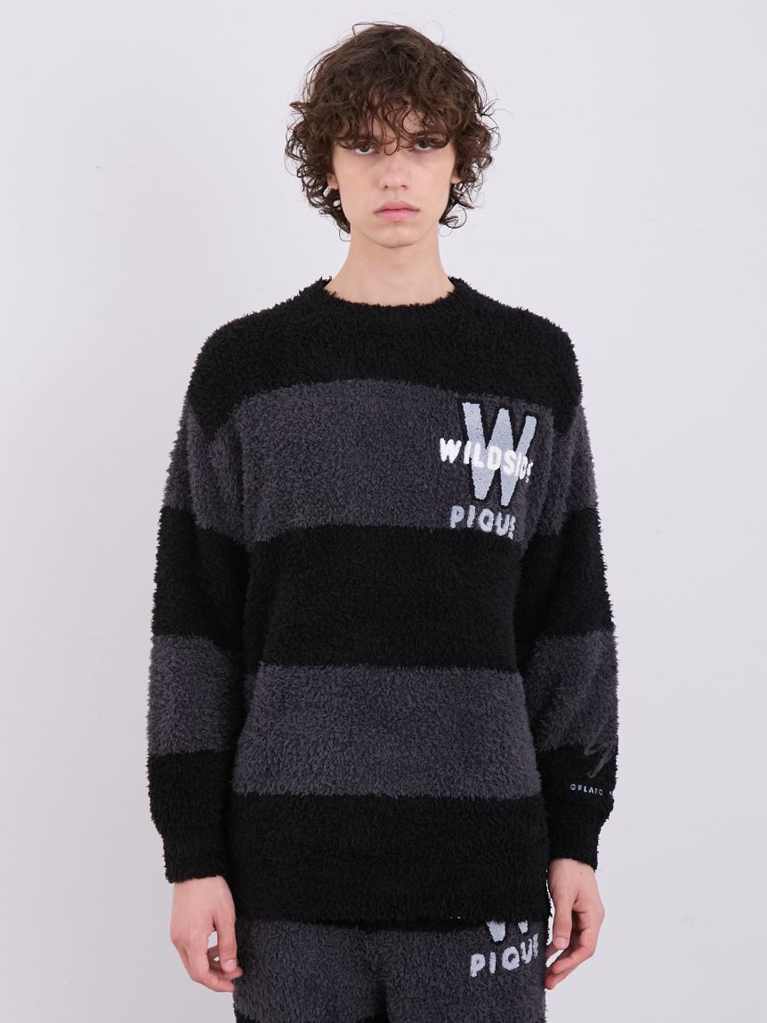 WILDSIDE】【UNISEX】ジェラートボーダープルオーバー｜ルーム