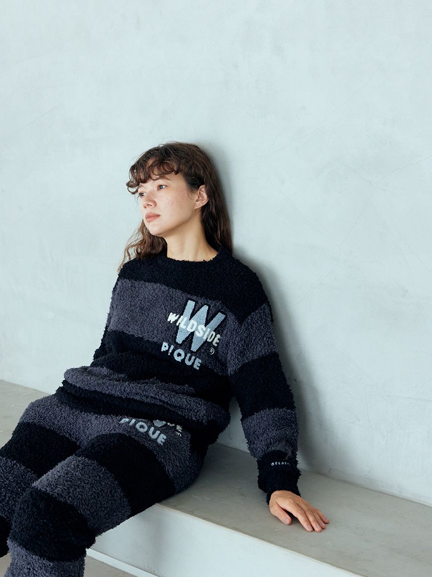 WILDSIDE】【UNISEX】ジェラートボーダープルオーバー｜ルーム