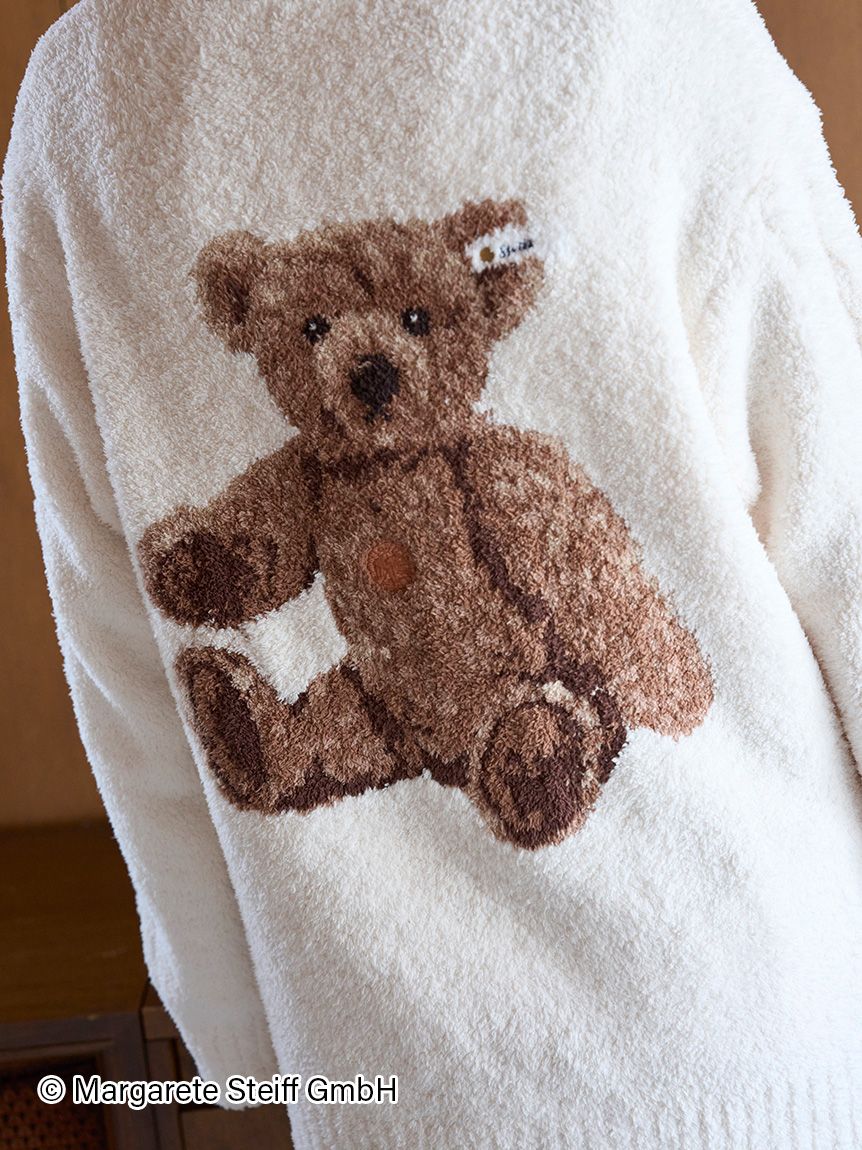 Steiff】【UNISEX】パウダージャガードカーディガン｜ルームウェア