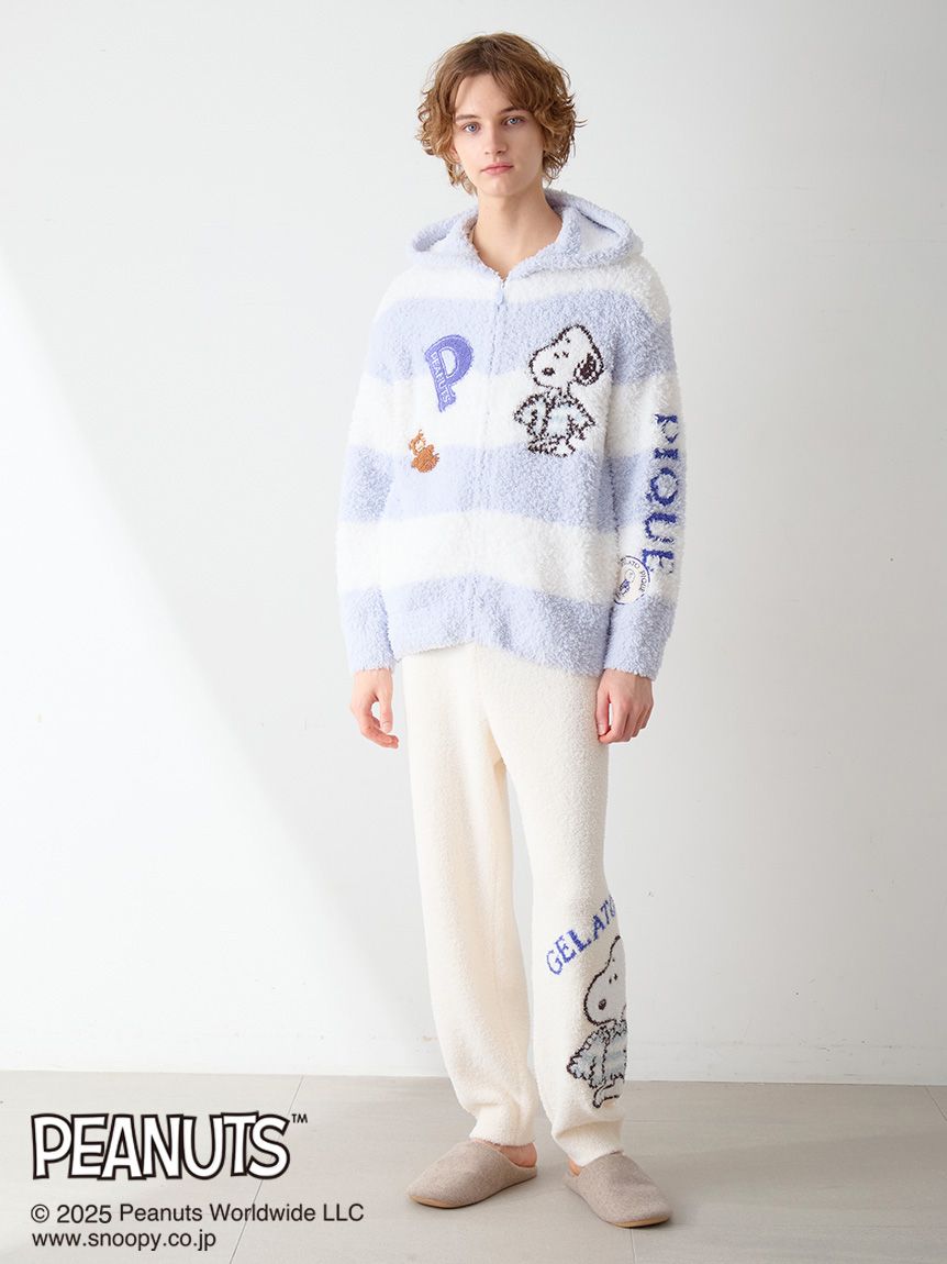 PEANUTS】【UNISEX】オリジナルアート ジャガードパーカ｜ルームウェア