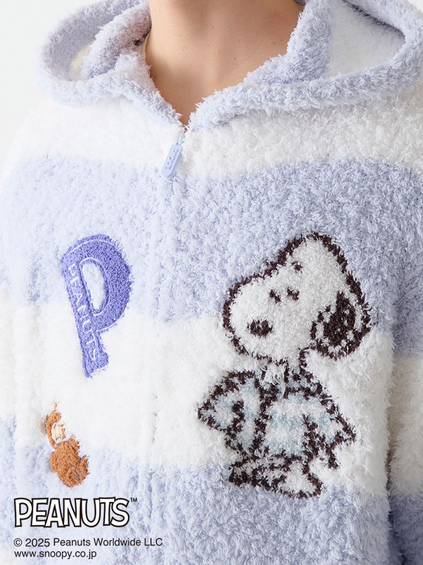 PEANUTS】【UNISEX】オリジナルアート ジャガードパーカ｜ルームウェア