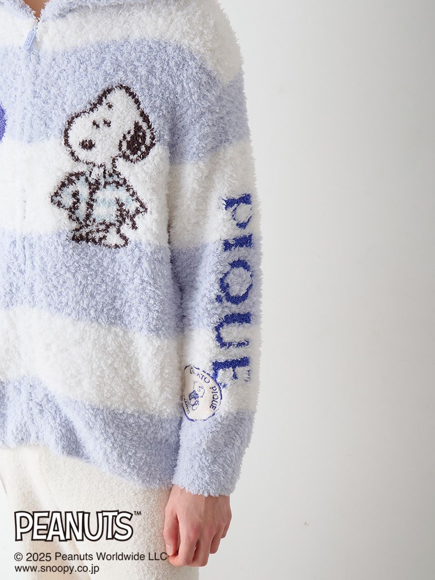 PEANUTS】【UNISEX】オリジナルアート ジャガードパーカ｜ルームウェア