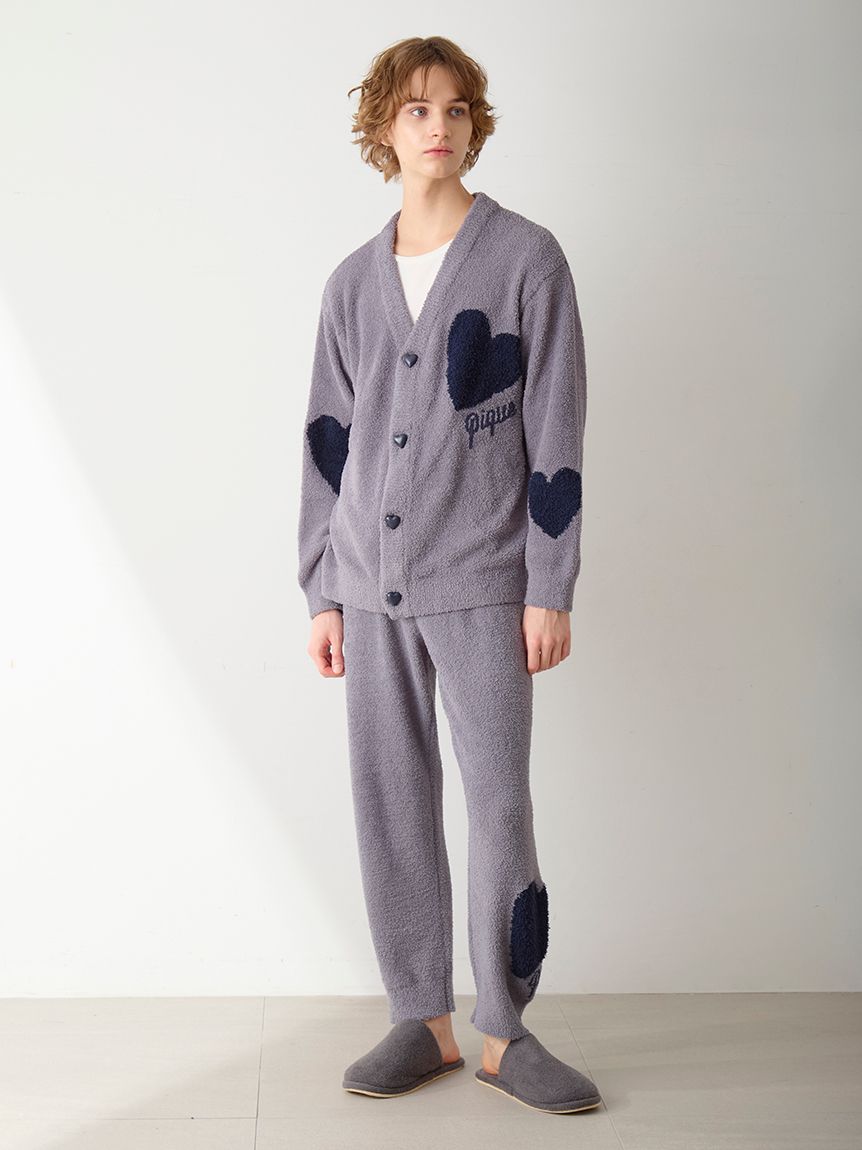 ジャガードカーディガン ONLINE限定】【UNISEX】ハートジャガードカーディガン(トップス