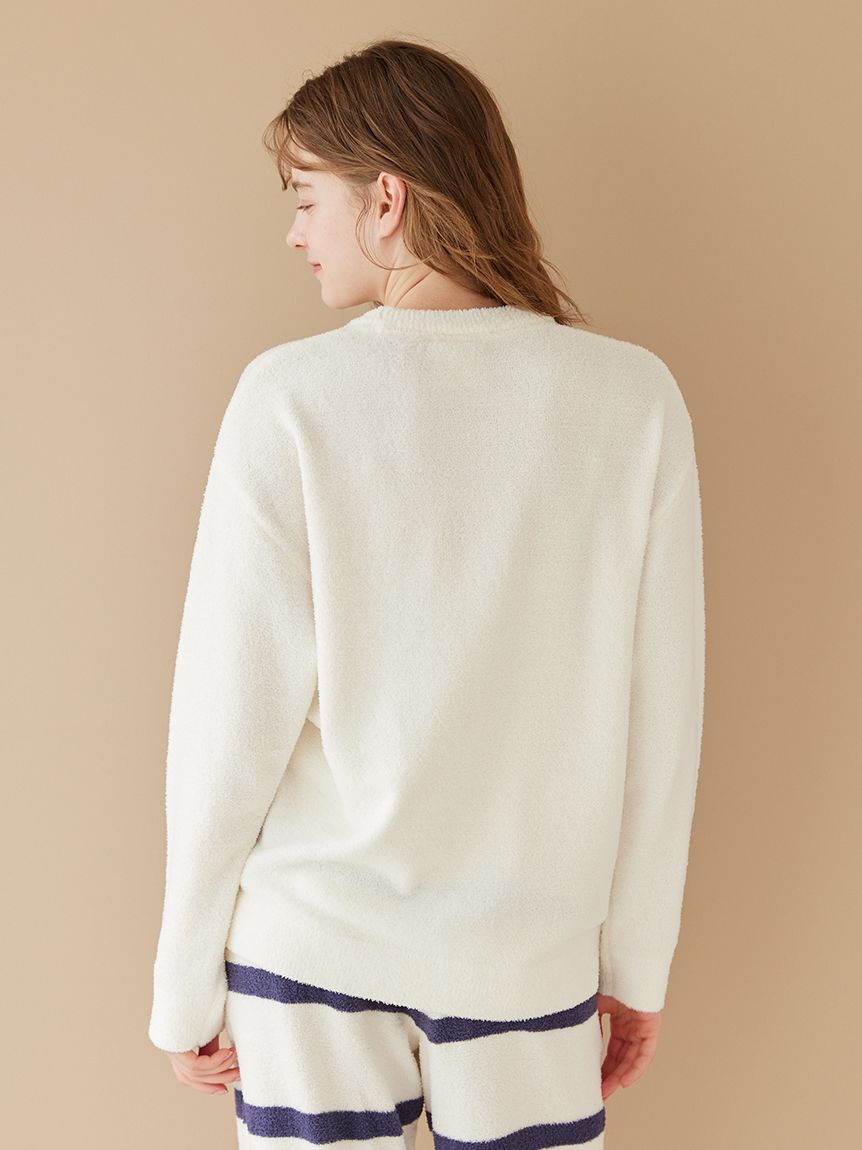 ONLINE限定】【UNISEX】エアリーモコプレイフルDOGジャガードプル