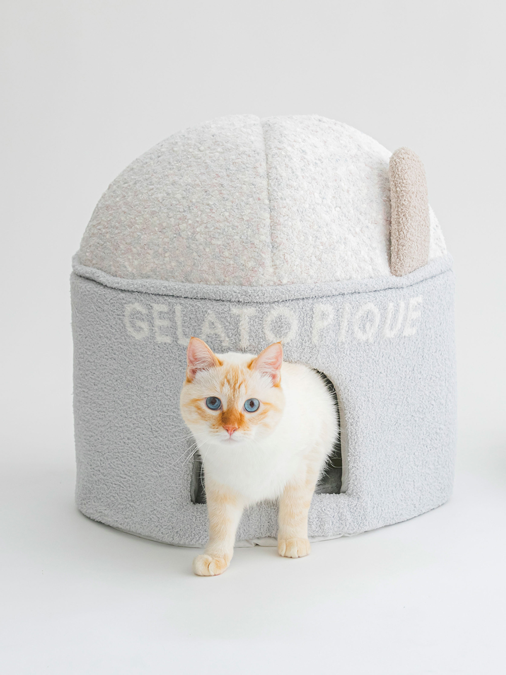 ジェラピケ ベビモコカップアイス型ハウス 猫 犬 ペット ペット 猫用品