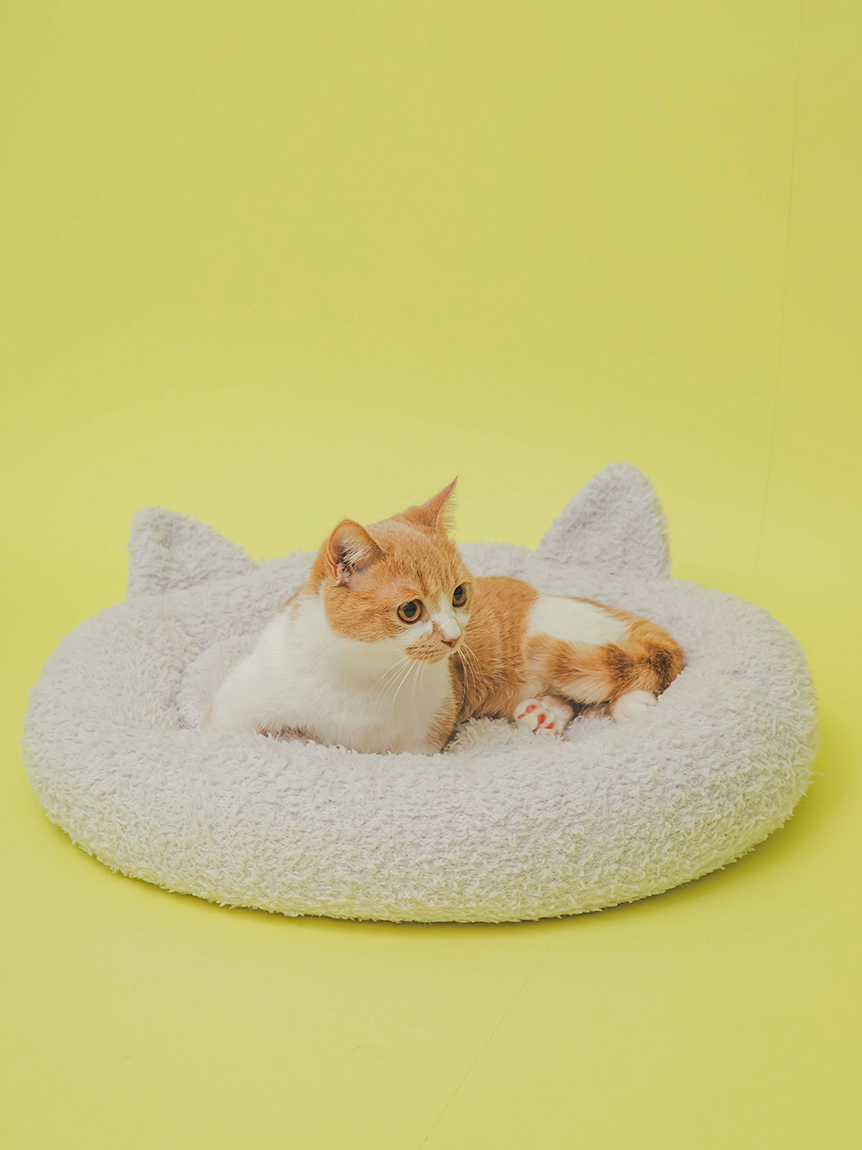 【CAT DAY】【CAT&DOG】【販路限定商品】ジェラートフェザーキャットベッド