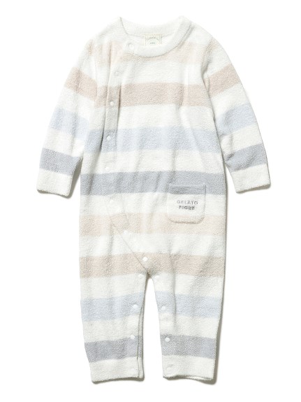Baby スムーズィー5ボーダーロンパース ロンパース ルームウェア パジャマ通販のgelatopique ジェラートピケ 公式サイト