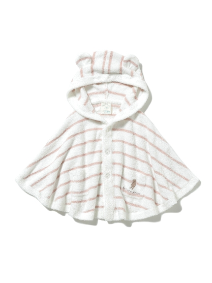 Baby スムーズィー ベア刺繍ボーダー Baby ポンチョ パーカ ポンチョ ルームウェア パジャマ通販のgelatopique ジェラートピケ 公式サイト