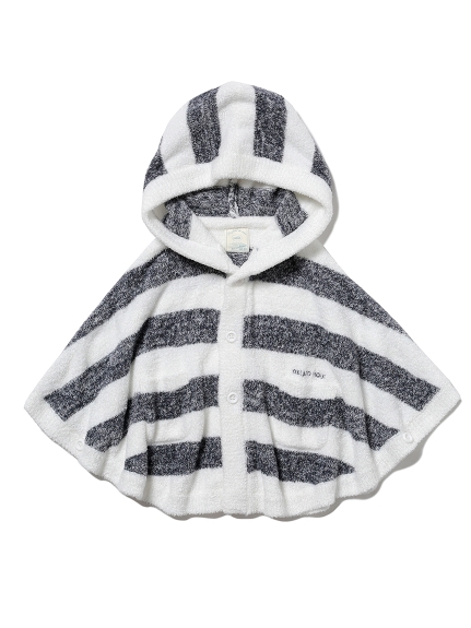 Baby スムーズィー メランジ2ボーダー Baby ポンチョ パーカー ルームウェア パジャマ通販のgelatopique ジェラートピケ 公式サイト