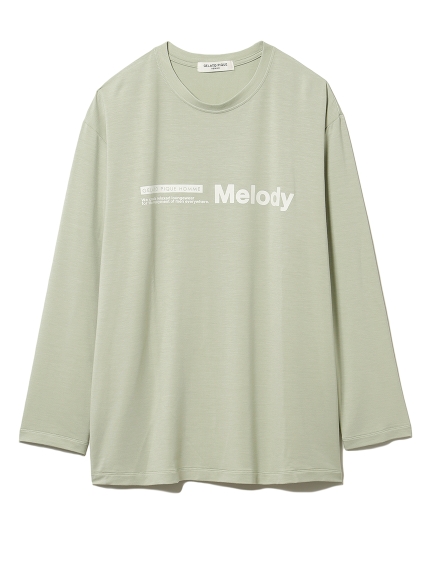 【HOMME】光電子インレイMELODYロゴロングTシャツ